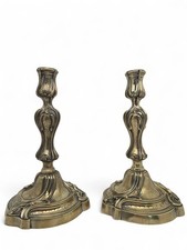 Magnifique Paire De Bougeoirs