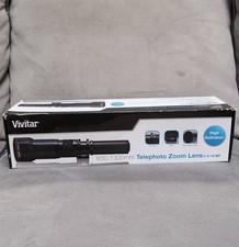 Vivitar Series 1 650-1300mm Tele Zoom Lens Attaches To T Mount Adapter