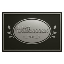 Panneau en tôle Bienvenue à