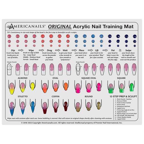 Americanails acrylic nail - acrylic,