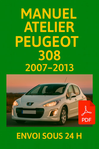 Manuel atelier peugeot 308 - manuel,