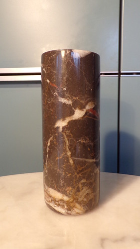 Vintage vase rouleau - rouleau, marbre