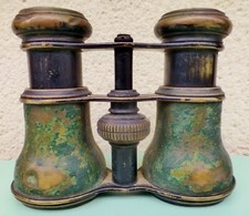 Rare WW1 MILITARY SOLDIER MILITARIA Small Binoculars