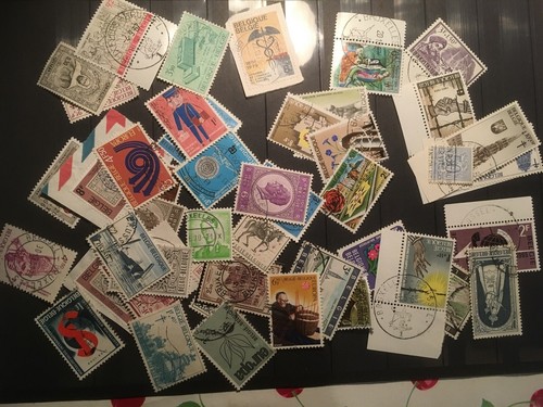 Petit lot timbre poste belge - lot,