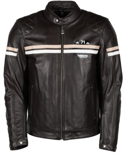 Veste cuir moto helstons - veste, en