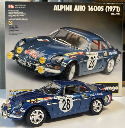 Burago alpine a110 1600s - burago,