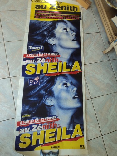 Sheila zenith affiche -  sheila,