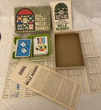 Vintage 1964 Mille Bornes French Card Game Parker Brothers &instructions TOURING