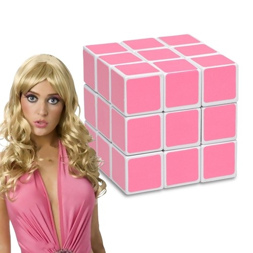 Cube magique rose pour blondes