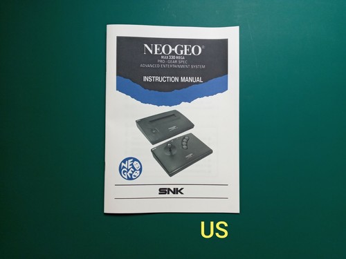 Neo geo aes - *usa*, manual