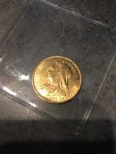 Pièce or souverain Victoria