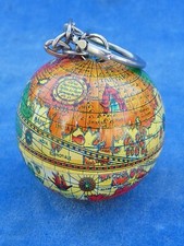 SUPERBE RARE TOP ++ PORTE-CLES 3D Key ring - GLOBE TERRESTRE Earth globe