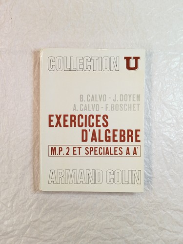 Exercices algèbre p 2 - exercices,
