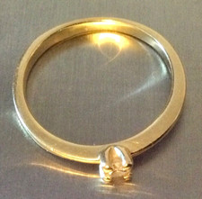 Diamant Solitaire 3mm Bague de