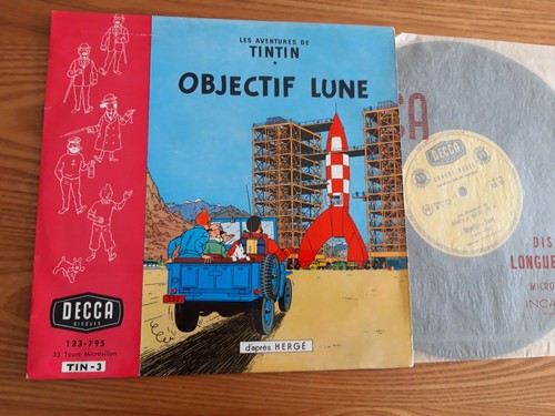 Tintin objectif lune 25cm - 25cm, lp