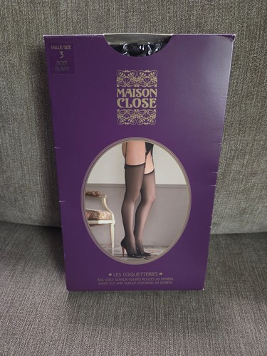 Bas maison close taille 3 - bas,