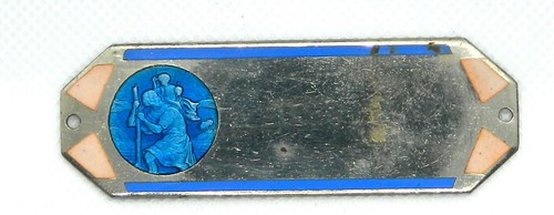 Plaque christophe pour - plaque, st