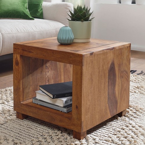Finebuy table basse bois - table,