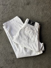 Versace Jeans Couture White Straight Jeans 34x32