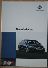 Rare catalogue nouvelle Volkswagen Passat - France- mars 2005 - 38p 