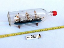 JOLI PETIT BATEAU EN BOUTEILLE ARTISANAL - LIBERTE  - #.9.b