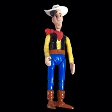 Vintage Lucky Luke Morris Articulated Arms & Legs Comic Book Advertising Figure