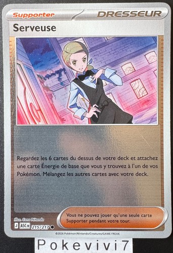 Carte pokemon serveuse 215 217 - carte,