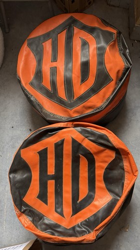 Poufs harley davidson - davidson, idéal