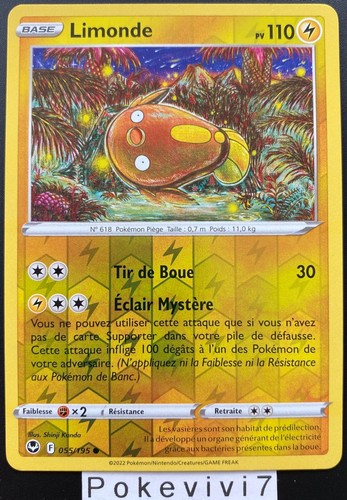 Carte pokemon limonde - carte,