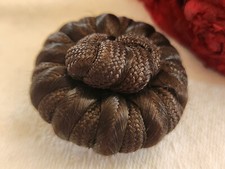 Haute couture large button vintage brown trimmings 3.4 cm ref 206