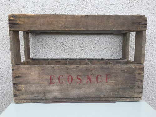 Ancienne caisse vin bois - caisse,