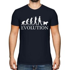 Husky Sibérien Evolution De L'Homme T-Shirt Chien Amant Cadeau Walker