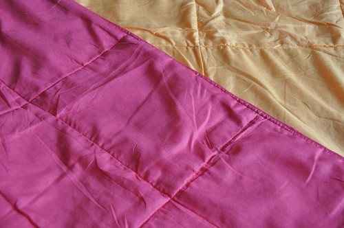 Beau dessus lit couette - dessus, /