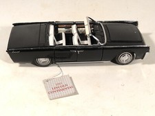 Franklin Mint 61 Lincoln Continental 4 Porte Convertible 1:24 Écran Noir As Is