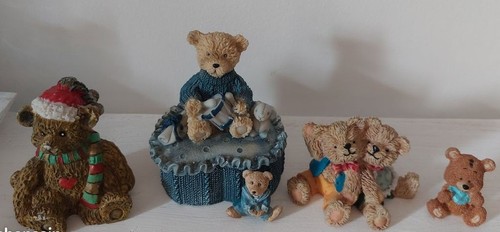 Lot figurines ours en - de, 5