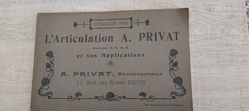 1910 ancien catalogue privat - 1910,