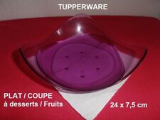 TUPPERWARE  PLAT  PLATEAU COUPE Desserts Fruits Friandises Gâteaux