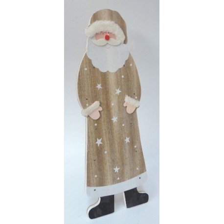 Père noel bois led - noel,