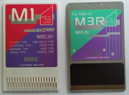 Korg m3r memory - card, etat
