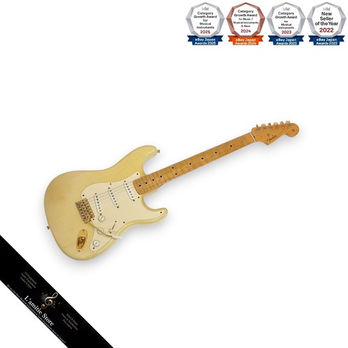 Guitare blonde blanche fender - guitare,
