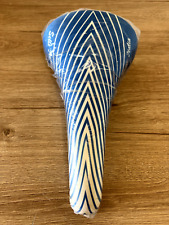 Pièces de vélo rétro Selle Italia selle bleue avec rayures blanches L : 270 m...