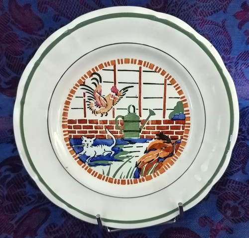 Faience assiette ronde - z*,