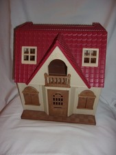 Calico Critters Red Roof Cozy Cottage Sylvanian House with Balcony