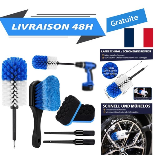 Kit nettoyage jantes - , brosse