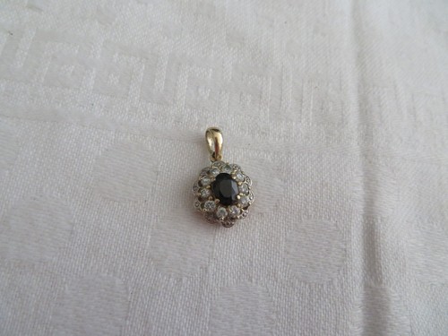 Ancien pendentif oval - ancien,