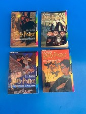lot 4 livre Harry Potter tomes 1-4 JK Rowling Folio GALLIMARD Edition ancienne