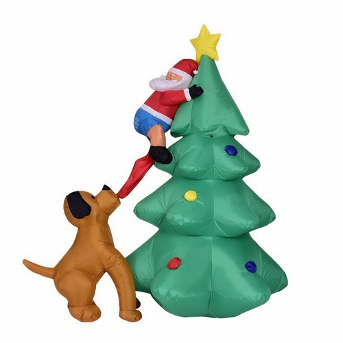Sapin gonflable avec père - gonflable,