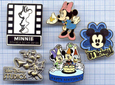 Lot 5 Pin's Disney / Studios