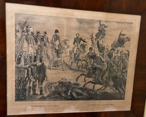Paire gravures batailles - paire, gravures,