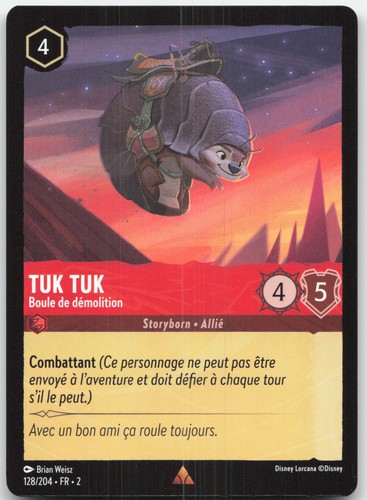 Carte lorcana tuk - tuk,